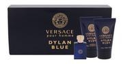 Zestawy perfum męskich - Versace SET Dylan Blue M) edt 5ml + sg 25ml + asb 25ml - miniaturka - grafika 1