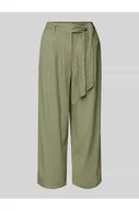 Spodnie sportowe damskie - Spodnie materiałowe z paskiem w talii model CARO - Only - miniaturka - grafika 1