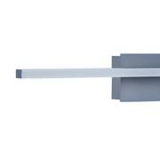 Lampy ścienne - Lindby Okke oświetlenie lustra LED, srebrne - miniaturka - grafika 1