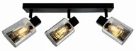 Lampy ścienne - Harlow - listwa 3 płomienna czarna 841303-30 - miniaturka - grafika 1