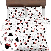 Pościel - Antyalergiczna Pościel 160x200+2x70x80 100% Bawełna Naturalna Myszka Miki - miniaturka - grafika 1