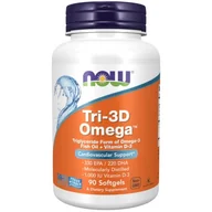 Odchudzanie i oczyszczanie - Now Foods TRI - 3D OMEGA 90kaps Nowfoods - miniaturka - grafika 1