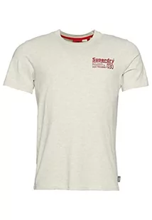 Koszulka męska z nadrukiem Superdry, Mcqueen Marl, M - Koszulki męskie - miniaturka - grafika 1