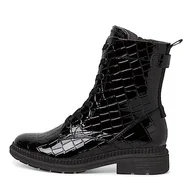 Botki damskie - Jana Damskie botki 8-25264-41 szerokość H, Black Blk Met, 39 EU - miniaturka - grafika 1