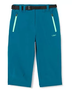 Spodnie damskie - CMP Damskie spodnie Capri ze streczu, butelka, 44 - grafika 1