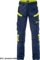 Odzież robocza - Spodnie ochronne męskie do pasa odblaski wiele kieszeni + na nakolanniki wstawki Cordura strecz 2555 STFP FRSTDS-2555 52 - miniaturka - grafika 1