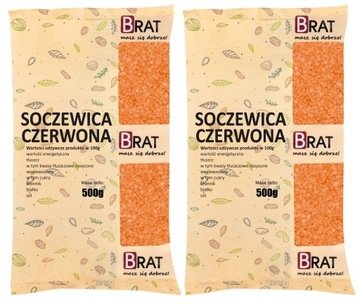 Soczewica Czerwona 1kg Naturalna