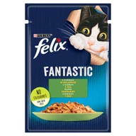 Mokra karma dla kotów - Purina Felix Królik w galaretce saszetka 26x85g 47704-uniw - miniaturka - grafika 1