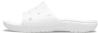 Buty dla dziewczynek - Crocs Unisex Classic Slide K drewniane buty dziecięce, biały, 29/30 EU - miniaturka - grafika 1