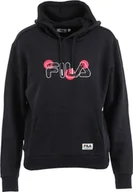 Bluzy damskie - Fila Fila Bellagio Hoody FAW0274-80001 Czarne S - miniaturka - grafika 1