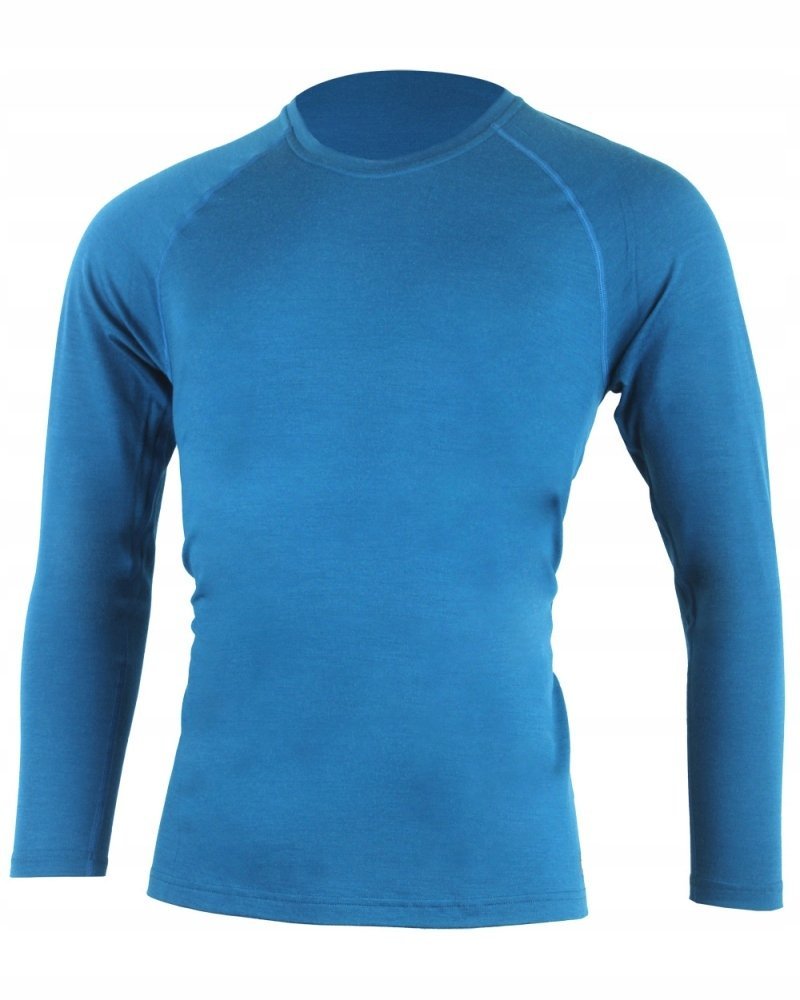 Koszulka męska Lasting Atar 100% Merino Wool HIKING Niebieski (5454) M