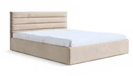 Łóżka - Łóżko BELLA II 140x200 POJEMNIK+METALOWY STELAŻ riviera 21 - miniaturka - grafika 1