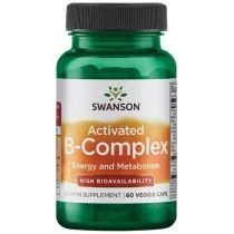 SWANSON Activated B-Complex - 60 kapsułek SWU815 - Suplementy naturalne - miniaturka - grafika 1