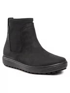 Kozaki damskie - ECCO Botki Soft 7 Tred W GORE-TEX 45046351052 Czarny - miniaturka - grafika 1