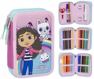 KOCI DOMEK GABI PIÓRNIK POTRÓJNY Z WYPOSAŻENIEM GABBY - Piórniki - miniaturka - grafika 1