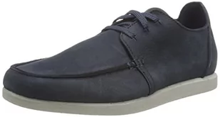 Clarks Męskie trampki ShacreLite, granatowe nubuk, 10 UK - Trampki męskie - miniaturka - grafika 1