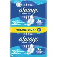Podpaski - Always Ultra Super Extra Duo Podpaski, 2x7 szt. - miniaturka - grafika 1
