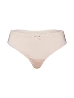 Majtki damskie - s.Oliver damskie stringi z koronkową krawędzią na ściągaczu - miniaturka - grafika 1