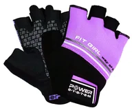 Rękawice do ćwiczeń - Rękawice fitness Power System  Fitness Rukavice Fit Girl Evo Fialové S - miniaturka - grafika 1