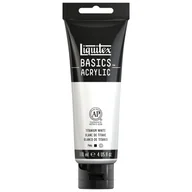 Farby i media malarskie - Liquitex Basics Farba Akrylowa 118 Ml, Kolor Titanium White - miniaturka - grafika 1