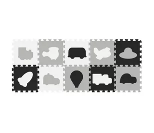 BABYONO Babyono puzzle piankowe Pojazdy x 10 szt 394/02 - Gryzaki dla dzieci - miniaturka - grafika 1