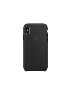 Apple iPhone XS Silicone Case Black (MRW72ZM/A) - Etui i futerały do telefonów - miniaturka - grafika 1