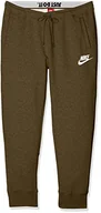Spodnie rowerowe - Nike Spodnie damskie 944266 wielokolorowa Medium Olive Htr Medium Olive Bianco XXL - miniaturka - grafika 1