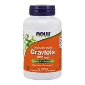 Witaminy i minerały - Now Foods NOW Double Strength Graviola 1000mg 90tabs - miniaturka - grafika 1
