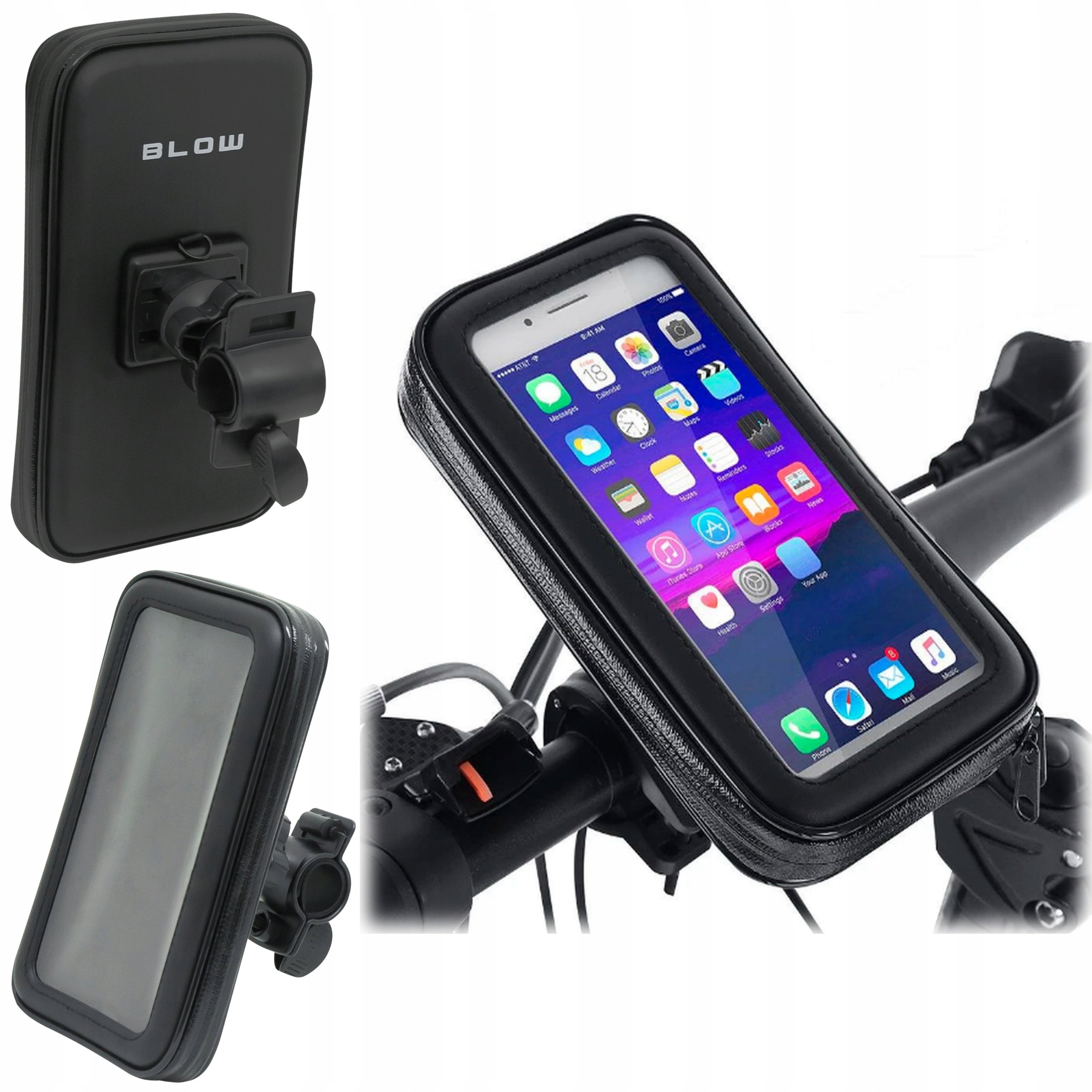 Uchwyt Rowerowy Etui Na Telefon Kierownicę Wodoodporny Sakwa Uniwersalny