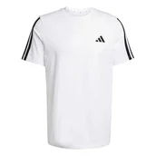 Koszulki męskie - adidas Mężczyźni ADIDAS MEN 3-STRIPES T-SHIRT, white, XXL - miniaturka - grafika 1