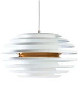 Lampy sufitowe - Belid - Ellipse Lampa Wisząca Ø500 Matowa Biała/Mosiądz Belid - miniaturka - grafika 1