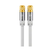 Kable - Goobay 70600 kabel koncentryczny 2 m F Biały - miniaturka - grafika 1