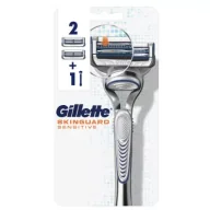 Maszynki do golenia i wkłady - Gillette Skinguard Sensitive maszynka do golania + ostrze - miniaturka - grafika 1