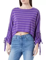 Swetry damskie - NAEMI Damski sweter z dzianiny 11025514-NA01, fioletowy, XS/S, liliowy, XS-S - miniaturka - grafika 1