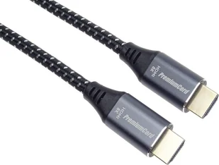 Kabel PremiumCord HDMI - HDMI 1m szary kphdm21s1 - Kable komputerowe i do monitorów - miniaturka - grafika 1