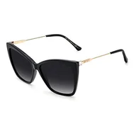 Okulary przeciwsłoneczne - Jimmy Choo SEBA/S Okulary Słoneczne 807 BLACK 58/15/145 Kobieta - miniaturka - grafika 1