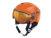 Kaski narciarskie - SH+ Kask narciarski Pads Junior Visor Orange 2019 OR028 OR029 - miniaturka - grafika 1