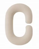 Poduszki do karmienia - PIAPIMO-PODUSZKA CIĄŻOWA DO SPANIE TYPU C JERSEY PIASKOWY - miniaturka - grafika 1