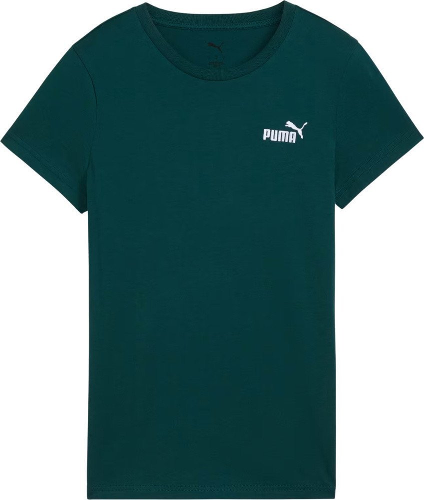 Koszulka damska Puma Ess 2 Color Small No. 1 Logo Tee s zielona 682373 75 M