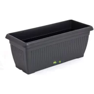 Donice - Doniczka skrzynka antracyt balkonowa tarasowa 28cm x 70cm tradycyjna duża - miniaturka - grafika 1