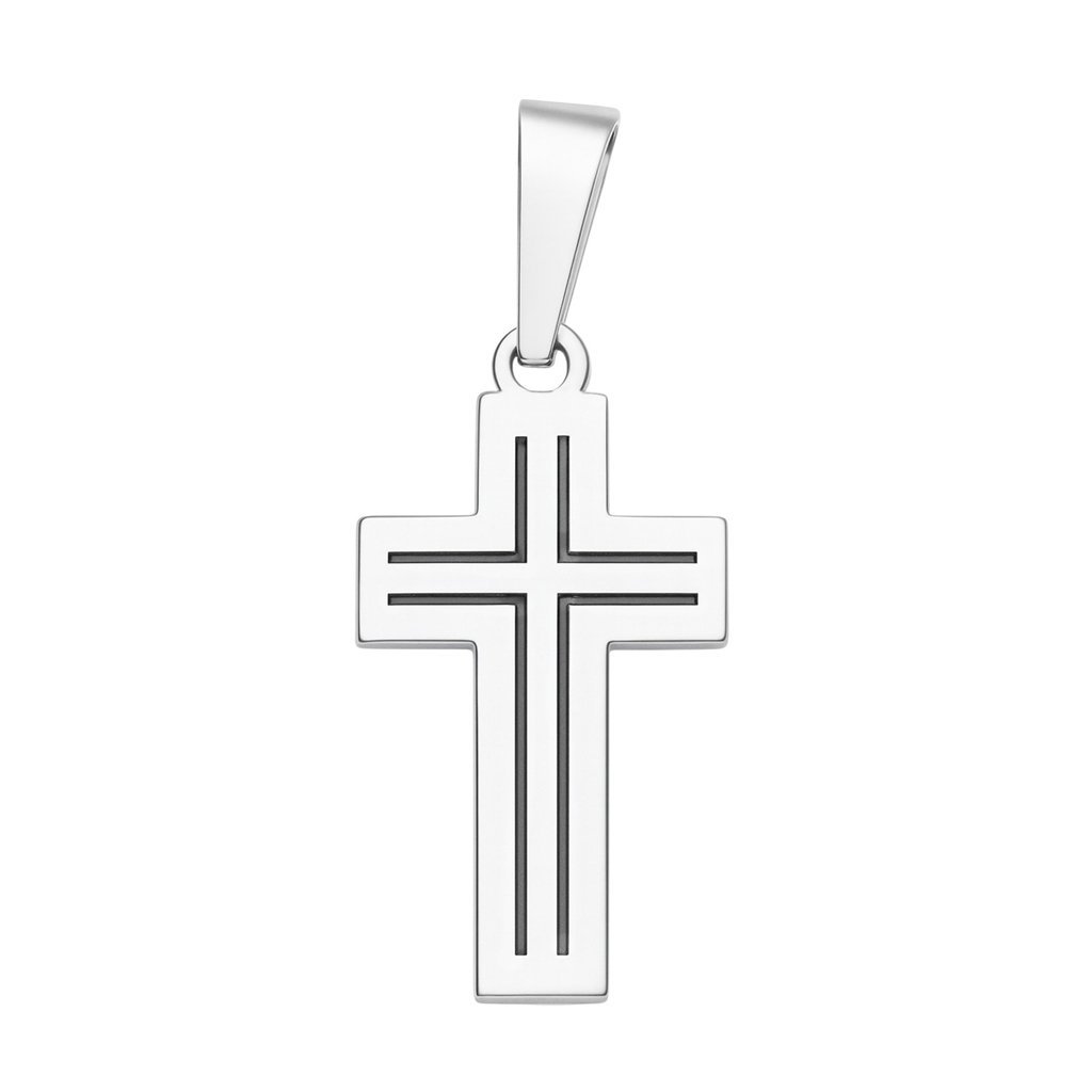 Krzyżyk srebrny Ag 925 rodowany KC018RS