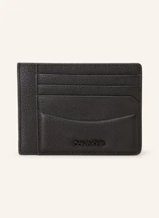 Calvin Klein Etui Na Karty Z Kieszenią Na Monety schwarz - Etui na dokumenty i karty - miniaturka - grafika 1