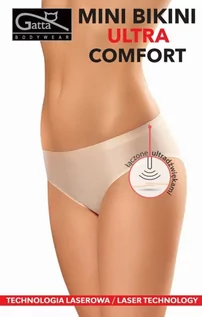 Majtki damskie - FIGI GATTA MINI BIKINI ULTRA COMFORT (kolor czarny, rozmiar XL) - grafika 1