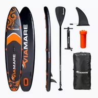 Deski SUP i akcesoria - Deska SUP Viamare 330 S octopus orange/black - miniaturka - grafika 1