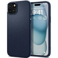 Etui i futerały do telefonów - Spigen Liquid Air do iPhone 15 navy blue - miniaturka - grafika 1