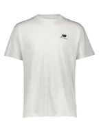 Koszulki i topy damskie - New Balance Koszulka "Uni-ssentials" w kolorze kremowym - miniaturka - grafika 1