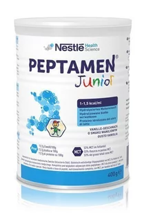 Nestle PEPTAMEN JUNIOR SMAK WANILIOWY 400 g - Mleko modyfikowane - miniaturka - grafika 1