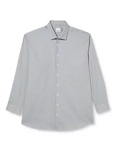 Seidensticker Męska koszula biznesowa - Regular Fit - Łatwa do prasowania - Kołnierz Kent - Długi rękaw - 100% bawełna, granatowy, 38 - Koszule męskie - miniaturka - grafika 1