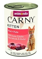 Mokra karma dla kotów - Animonda Cat Carny Kitten smak wołowina serca indyka 400g 401772183712 - miniaturka - grafika 1