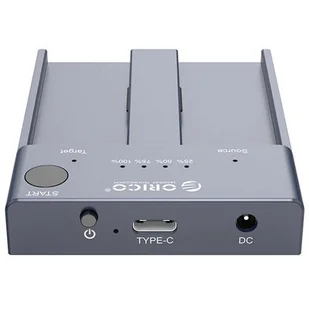 ORICO ORICO STACJA KLONUJĄCA DYSKI M.2, USB-C 3.2 10GBPS M2P2-C3-C-EU-GY-BP - Dyski i twistery - miniaturka - grafika 1